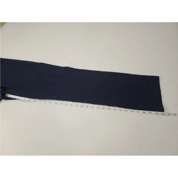 Betabrand Straight-Leg 7-Pocket Dress Pant Yoga Pants Navy Blue Size L Petite - Picture 7 of 9